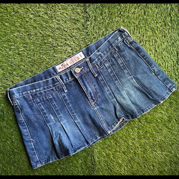 Hollister Skirts Y2k Hollister Co Denim Mini Skirt Poshmark
